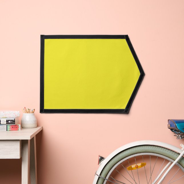 Vibrant Solid Yellow Background  Pennant (Insitu 2)