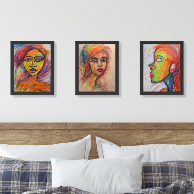 Vibrant Soul Wall Art Sets (Bedroom)