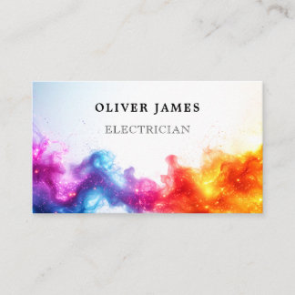 Vibrant Sparks Energy Electrician and Engineer Business Card