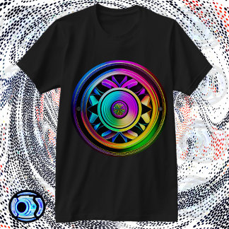 Vibrant Spiral Circle Form-In T-Shirt