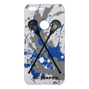Vibrant Splash Lacrosse Sticks Personalized Uncommon Google Pixel XL Case