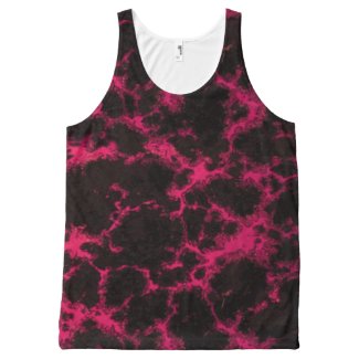 Vibrant Spotted Pink and Black Flames