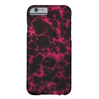 Vibrant Spotted Pink and Black Flames