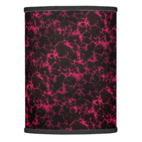 Vibrant Spotted Pink and Black Flames Lamp Shade
