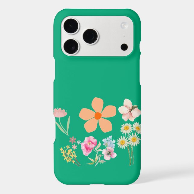 Vibrant Spring Floral Case-Mate iPhone Case (Back)