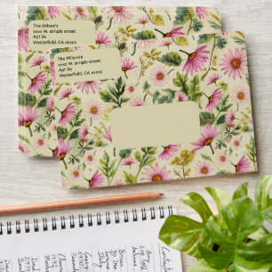 Vibrant Spring Floral  Envelope