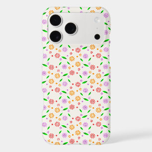 Vibrant Spring Flowers and Leaves iPhone 17 Pro Max Case