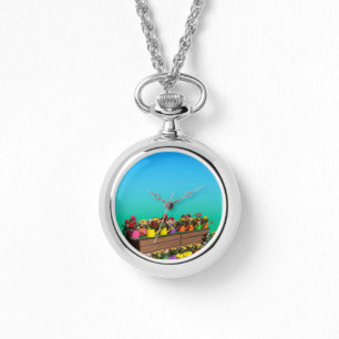 Vibrant Spring Flowers Watch