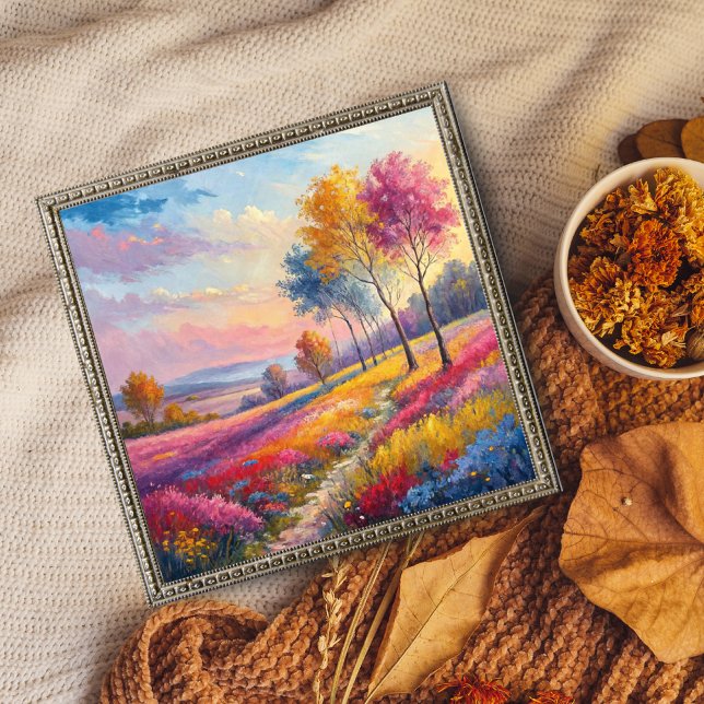 "Vibrant Spring Meadow" Poster (Creator Uploaded)