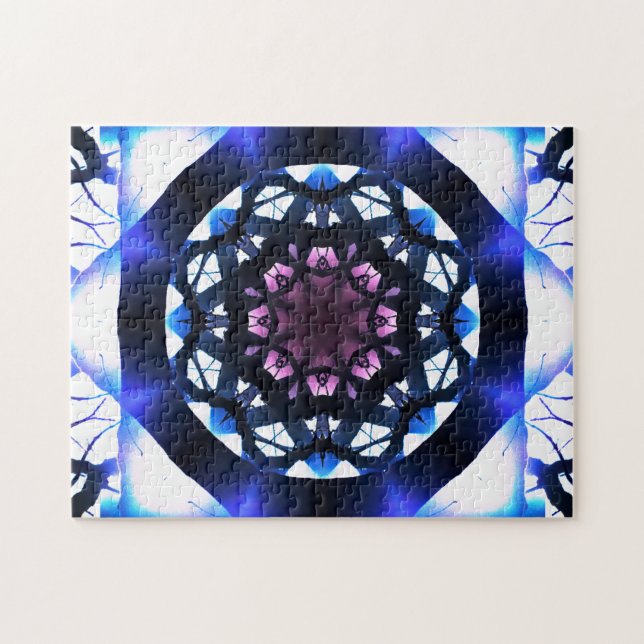 Vibrant Star Mandala | Meditation Jigsaw Puzzle (Horizontal)
