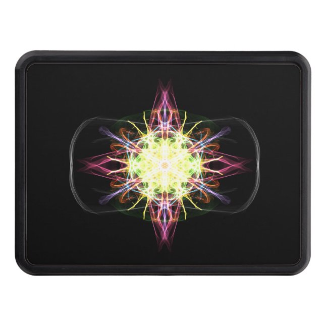 Vibrant Starburst Trailer Hitch Cover (Front)