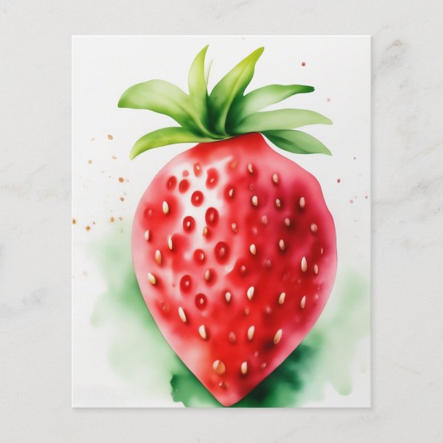 Vibrant Strawberry Flyer (Front)