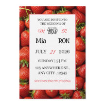 Vibrant Strawberry Pattern Summer