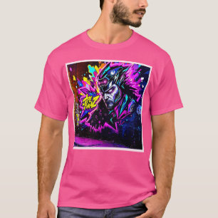 Vibrant Street Art Glow T-Shirt