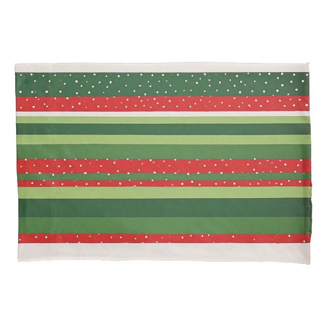 Vibrant Striped Pattern Background Pillow Case (Front)