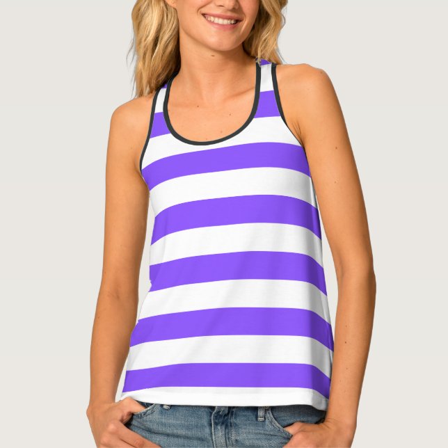Vibrant Stripes Tank Top (Front)