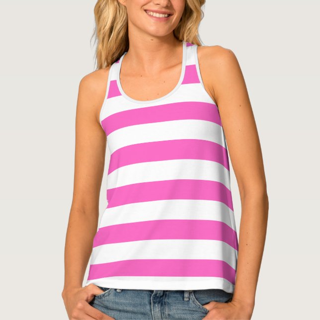 Vibrant Stripes Tank Top (Front)