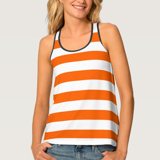Vibrant Stripes Tank Top (Front)