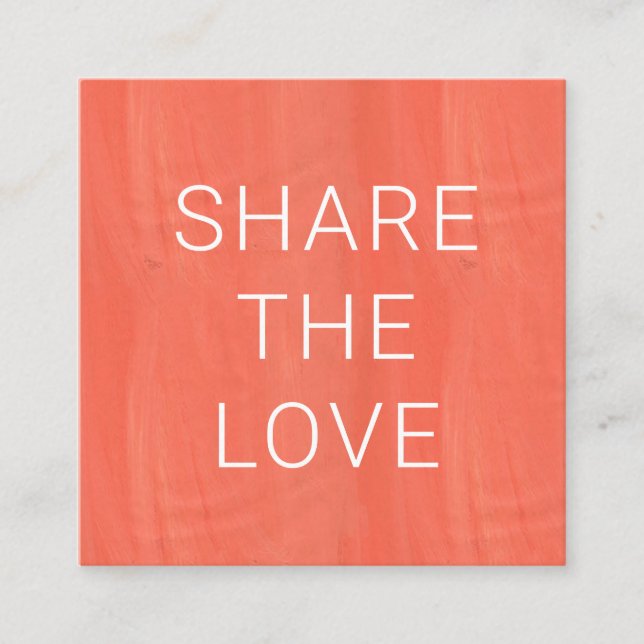 Vibrant Summer | Loyalty Card (Front)