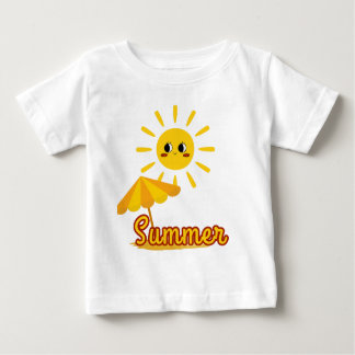 Vibrant Summer Sunshine Design Baby T-Shirt