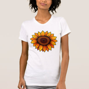 Vibrant Sunflower T-Shirt – for women
