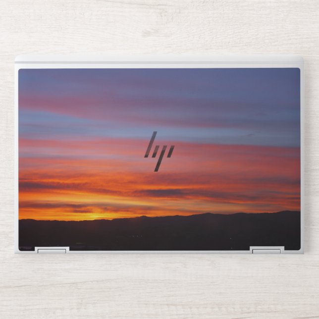 Vibrant sunrise HP Laptop Skin (Front)