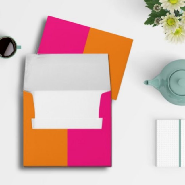Vibrant Sunrise Minimalist Mix & Match Wedding Envelope (Creator Uploaded)