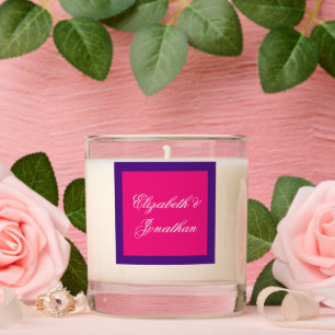Vibrant Sunrise Minimalist Mix & Match Wedding Scented Candle