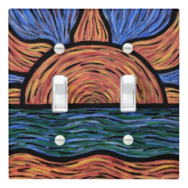 Vibrant Sunrise Painting Colors In Motion Light Switch Cover Vibrant Sunrise Painting Colors In Motion Light Switch Cover