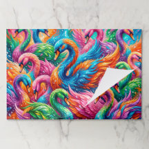 Vibrant Swan Dreamscape – Psychedelic Boho