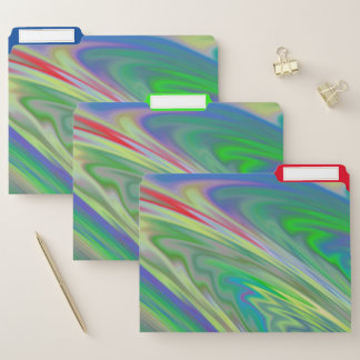 Vibrant Swells File Folder
