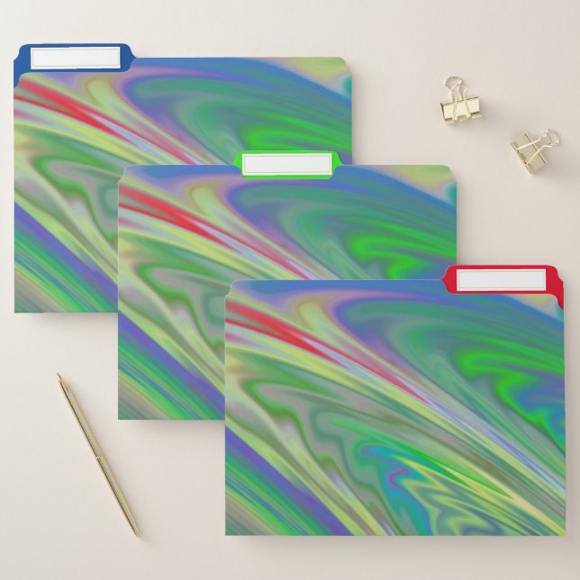 Vibrant Swells File Folder (Set)