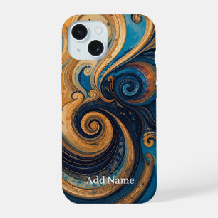 Vibrant Swirl Art Phone Cover – Personalized with