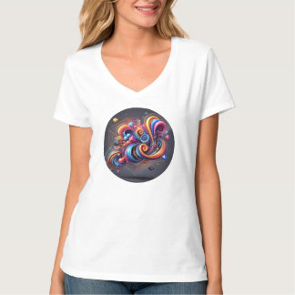 Vibrant Swirl Energy" T-Shirt