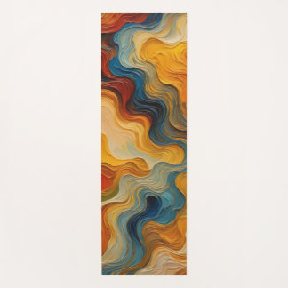 Vibrant Swirls of Emotion and Energy Yoga Mat