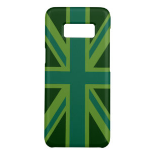 Vibrant Teal Union Jack Case-Mate Samsung Galaxy S8 Case