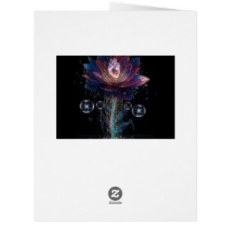 Vibrant Tech Blossom: Heart of Light Art