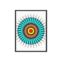 Vibrant Tech Mandala