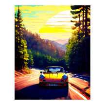 Vibrant the scene design Modern Poster