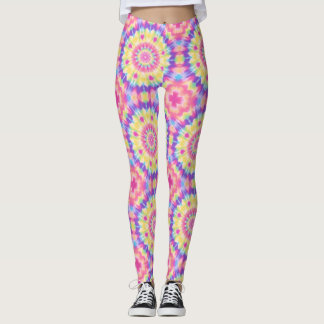 Vibrant Tie-Dye Leggings: Bold and Colorful Leggings
