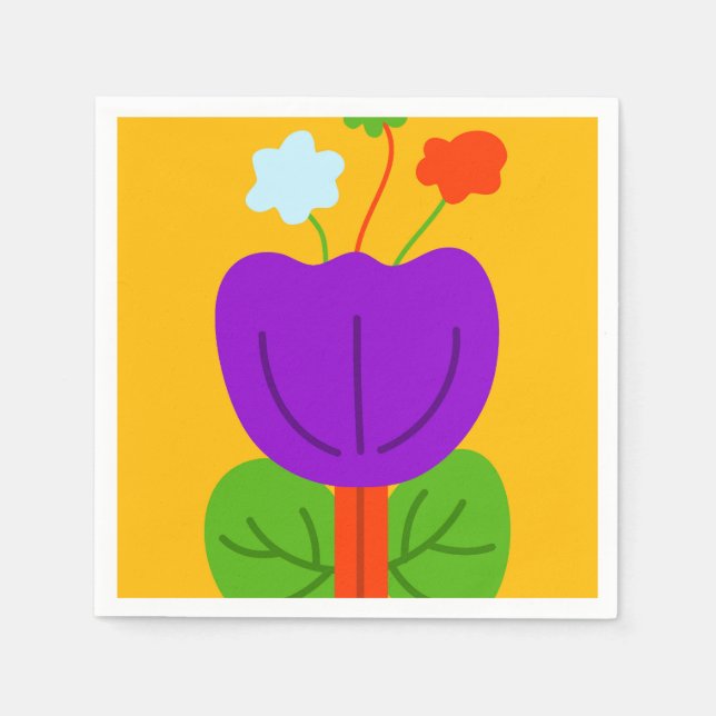 Vibrant Tones Napkins (Front)