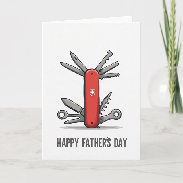 Vibrant Tools Fathers Day Card (Front)