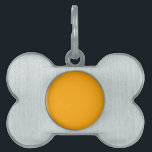 Vibrant Traffic Yellow Decor You Can Customize Pet ID Tag<br><div class="desc">This custom product is available in a vibrant traffic yellow accent color decor for yourself or as a gift sure to make an impression in all occasions. Click on the "Customize it!" button or link you find on this product page to reveal a set of user friendly designing tools to...</div>