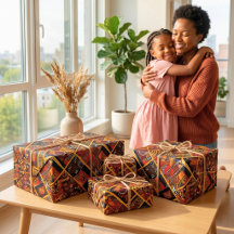 Vibrant Tribal Ankara African American Gifts