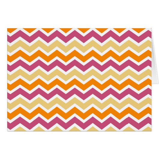 Vibrant Tribal ZigZag Cards (Front Horizontal)