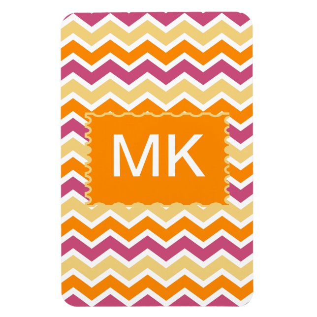 Vibrant Tribal ZigZag Magnet (Vertical)