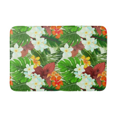 Vibrant Tropical Bath Mat