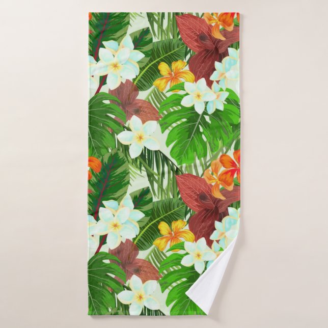 Vibrant Tropical Bath Towel (Bath Towel)
