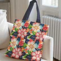 Vibrant Tropical Floral Pattern