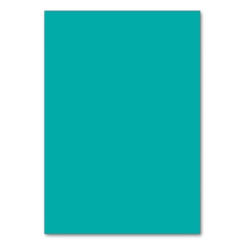Vibrant Turquoise Peacock Color Ready to Customize Table Number